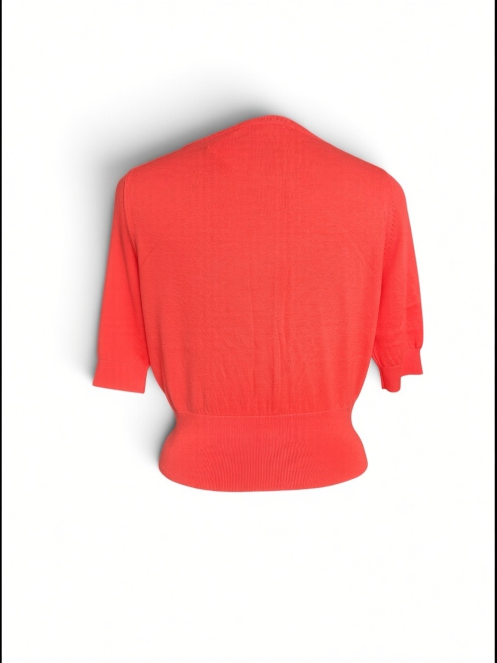 Boden Coral Pearl Button Cropped Cardigan Sweater - Picture 4 of 7